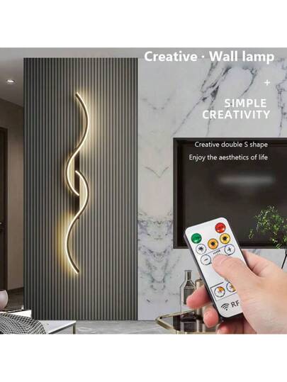 1pc Charging Wand Verlichting Remote Control Dimming Semi Flush Mount Easy Installation Hardware Dimmable Ambient Lighting Bedroom Bathroom Kitchen Corridor Staircase Villa Restaurant Fixture Suspended