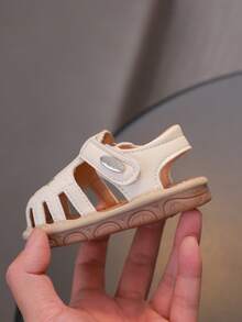 Baby Soft Bottom Comfortable Cartoon Squeaky Walking Shoes, Spring/Summer - Beige - View 5