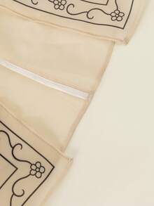 Amyenjoylife 现代菲律宾女式时尚纯色花卉印花泡泡袖上衣，春夏