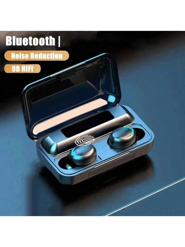 Novos fones de ouvido Bluetooth 9D estéreo de graves altos fones de ouvido esportivos com controle de toque sem fio Tws fones de ouvido à prova d'água para todos os smartphones