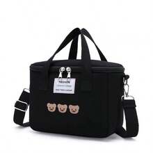 Multineos Comercial Thermal Lunch Bag With Handle For Food, Lunchboxes And Liquids Multipurpose Unisex Large Space - Black - View 3