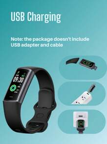 EFFEOKKI Effeokki Fitness Tracker Smart Band Watch Slim For Men Women Pedometer/ Health/ Waterproof/ Activity/ Weather/ Multi Sports Smart Bracelet For Iphone Android Smartphone