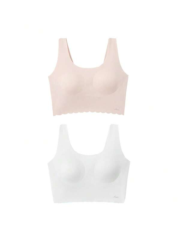 Annil Ropa infantil, Ropa interior de niña, para niñas de talla media y grande, conjunto de 2 piezas de sujetador para el hogar, para el verano