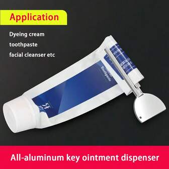 Toothpaste Convenient Squeezer,Suitable For Squeezing Out Fast Running Colours And Toothpastes, The Labour Saving Paint/Toothpaste Squeezer Saves You Money By Avoiding Wastage(Squeezer Only (No Other Accessories))