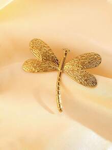 1pc Fashionable Insect Texture Dragonfly Brooch For Women - Dragonfly Brooch - View 1
