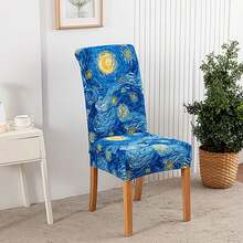 Chair Covers For Dining Room Set Of 4,Stretch Spandex Parsons Chair Slipcovers 4 Pack,Removable Washable Chair Protector For Kitchen,Diner,Party,Wedding - Multicolor - View 5
