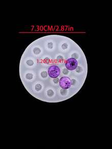 1 件蓝莓覆盆子黑莓硅胶模具，DIY 蓝莓覆盆子蜡融化模具 - 白色 - 查看 11