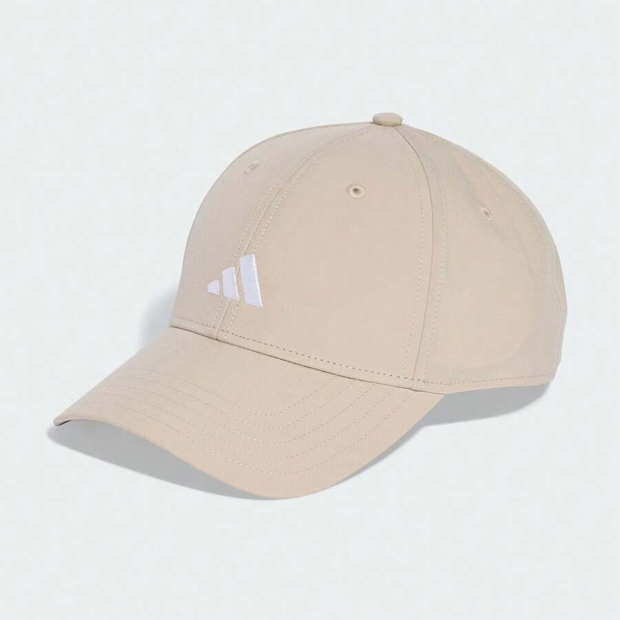 Adidas 男女通用小标志帽，弧形帽檐帽 KA0111 - 棕色 - 查看 1