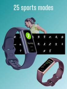 EFFEOKKI Effeokki Fitness Tracker Smart Band Watch Slim For Men Women Pedometer/ Health/ Waterproof/ Activity/ Weather/ Multi Sports Smart Bracelet For Iphone Android Smartphone