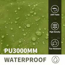 Tent Footprint Waterproof Camping Tarp Durable Tent Floor To Elevate Your Camping Hiking Backpacking Hammock Beach Experience-0029 - Armygreen - Xem 4