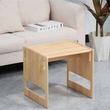 Weaning Table And Chair Set For Toddlers Age 1-3, Height Adjustable Toddler Table And Chair Set, Cube Kids Table Chair For Reading/Eating/Playing, Easy To Assemble - Maple - View 8