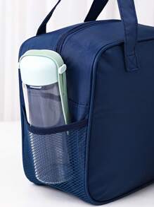 Sanrio 1 PC Sanrio Kuromi, HelloKitty Lunch Box Bag, Insulated Lunch Bag, Large-Capacity Lunch Box Bag, Storage Bag, Cartoon Theme Design Handbag, Suitable For Students, Offices, Outdoor Picnics, Various Uses, Non-Food Contact