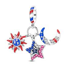 1Pc Màu Bạc Du Lịch Ký Ức Đất Nước Kiến Trúc Cây Xương Rồng Cây Dừa Hạt Cà Phê Dangle Charm Fit Bracelet Necklace Hạt Cho DIY Làm Đồ Trang Sức Quà Lưu Niệm Cho Gia Đình Bạn Bè - Bạc - Xem 12