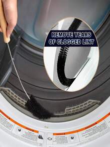 1pc Dryer Vent Cleaner Kit,Washing Machine Drum Cleaning Brush,Lint Brush Vent Cleaner,Dryer Pipe Brush, Inner Wall Gap Brush,Ufor Cleaning Washing Machine, Dryer, Refrigerator Pipes And Furniture Gaps