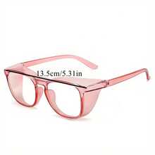 1个指甲油卸妆防尘眼镜，防尘防污染，平光镜片，透明指甲保护工具，美甲用品，美甲工具，美甲艺术工具，返校季，美甲，美甲工具（适用于指甲贴纸） - 彩色 - 查看 5