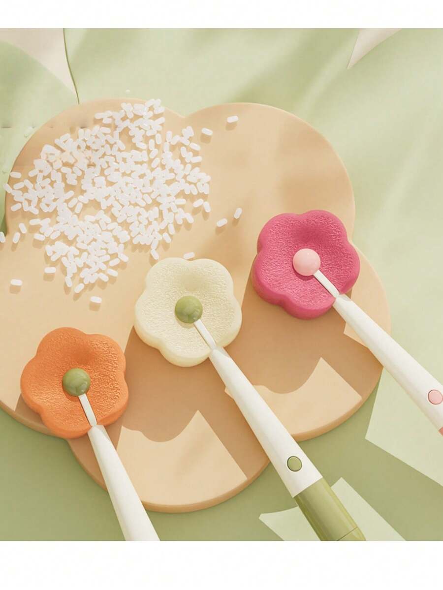 Cepillo de limpieza de 3 en 1, Juego de cepillos de limpieza para tapas de tazas, Cepillo de limpieza multifuncional para ranuras, Adecuado para limpiar botellas de cuello estrecho, botellas de agua deportivas, rodillos, jarrones de vidrio, herramientas de limpieza de cocina, Cepillo de limpieza de cocina