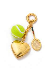 1件夏季时尚手工编织DIY钥匙扣，手提包背包汽车钥匙扣装饰。18K镀金，防水防汗，适合送给妈妈、妻子和女朋友。DIY配饰。