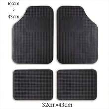 Set Of 4 PVC Anti-Slip Car Mats, Durable Floor Mats With Anti-Slip Strips And Rounded Edges, Universal Floor Mats For Trucks, SUVs, And Sedans, Floor Mats | Year-Round Mats. After Receiving It, Ventilate And Let It Sit For 1-2 Days, And The Odor Will Dissipate.