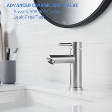 现代浴室水槽水龙头，拉丝镀铬抽拉式台上盆水龙头，台面安装水槽水龙头，不锈钢浴室水龙头，冷热混合器浴室配件