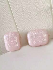 苹果粉色贝壳图案保护壳 适用于 Pro/1/2/3/4 - 彩色 - 查看 4