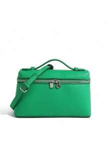Bolsa de almuerzo de moda LP19, nueva bolsa de mano de modelo primavera/verano 2025 para mujer, bolso de hombro estilo tote y bandolera pequeño