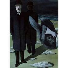 1pc/3pcs Wall Arts Posters Optional Frame Modern Surrealism Rene Magritte Classic Artwork Reproduction Posters And Print Canvas Painting Wall Art Picture For Living Room