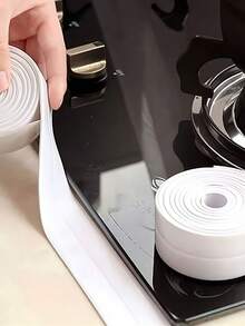 1 件自粘胶带 - 防水防潮密封条，易于切割，适用于浴室浴缸、厨房水槽、马桶密封条、家庭使用 - 白色 - 查看 3