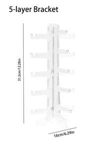Sunglasses Display Stand Frame Multi-Layer Glasses Jewelry Necklace Pendant Holder Organizer, Eye-Catching Acrylic Sunglasses Display Rack Stand For Shop Retail Store Exhibition, Crystal Clear Glass Jewelry Display Stand Showcase - Multicolor - View 10