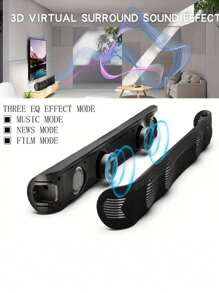 Wireless Speakers, Surround Sound Speakers, TV Speakers, Computer Speakers, Stereo Speakers, Subwoofers, Home Theater Speakers, Support Wireless/TWS/USB/TF/FM, Comes With 1 Remote Control