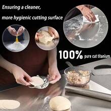 100% Pure Cut Titanium Cutting Board DoubleSided Purecut Titanium Cutting Boards For Kitchen Dishwasher Safe Charcuterie Chopping Board For Meat Cheese And Outdoor BBQ Party M 12.5" X 8.5" - M - View 2