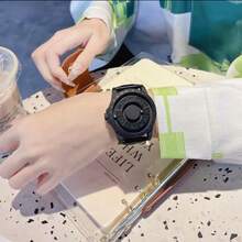 1 件时尚男士磁悬浮腕表，采用流行黑色调，搭配金属表带和皮革表带。搭载石英机芯，适合各种场合。是馈赠亲朋好友的首选礼物。 - Multi-color - 查看 3