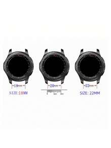 1pc 18mm 20mm 22mm Quick Release Nylon Braied Magnetic Strap Compatible With Samsung Galaxy Watch 7 6 5 4 3/Garmin Venu3 3S Vivoactive4 Active5 Vivomove Fenix8 47mm/Amazfit Bip6 Bip5 GTR4 GTS4 GTS4 Mini/Hua Wei Watch GT5 GT4 GT3 GT2 GT Watch4/Xiao Mi Watch S4 S3 Band
