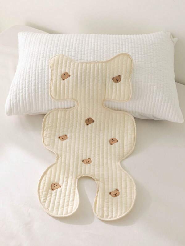 Nouveau tapis de poussette d'été - coussin pour bébé brodé, respirant et résistant à l'usure. Nouvelle sortie Coussin de poussette bébé brodé, respirant, tapis de poussette d'été résistant, coussin de poussette / accessoire de poussette