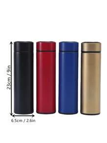 Simple Vacuum Insulated Cup, Stainless Steel Double-Layer Business Straight Cup, Portable Creative Gift, Customized Water Cup, 1pc