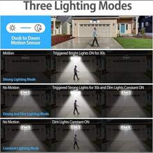 Solar Security Light Outdoor Light 122 LED ,Solar-Powered Waterproof Wall-Mounted Flood Light Motion Sensor, IP65 Waterproof, 3 Modes