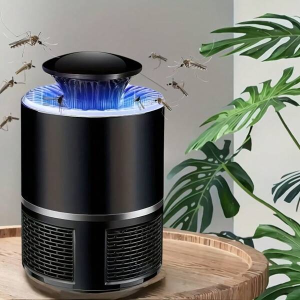 Fruchtfliegenfalle, elektrischer Mücken- und Fliegenkiller - Insekten-Lockstoff-Falle, leistungsfähig für kleine Gnitzen, aufhängbare Mückenlampe für Zuhause, Innen- und Außenbereich, Terrasse, Fliegeninsektenfalle mit Leimplatten - Mückenkiller für Innenräume - Gnitzen, Motten, Fruchtfliegen, Fliegenfallen - Lockstoff-Fänger mit UV-LED-Licht Insektenvernichter für Innenräume, Zuhause, Büro