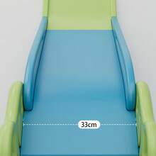 Tobogán Infantil Plegable Adecuado Interiores Y Exteriores - Azul - Ver 5