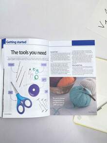 1pc Crochet Handbook For Beginners: Quickly And Easily Master Impressive Crochet Patterns In 3 Days, Making It A Great Gift For Crochet Lovers - Colorful Crochet Book With Detailed Instructions And Illustrations, Ideal For Crafters, Knitting Enthusiasts, And Yarn Art Novices,School Supplies,Back To School