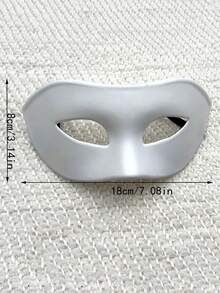 1 chiếc Mặt nạ hóa trang dự tiệc gợi cảm nhiều màu dày phong cách Unisex, Mặt nạ che mặt trên, Mặt nạ hóa trang đơn giản cổ điển, Mặt nạ nửa mặt cho nam và nữ, Thích hợp cho người lớn, Quán bar, Tiệc tùng, Đạo cụ hóa trang Halloween Carnival - Nhiều màu - Xem 5