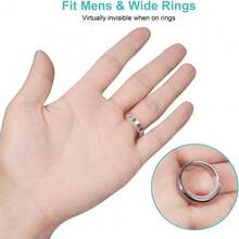 8 Counts/Set Silicone Ring Pad For Adjust The Size Of The Ring When It Is Too Large, And Can Also Be Cut To The Size You Want (This Model Is Slightly Larger In Size) - 8 size ring adjustment pads - View 9