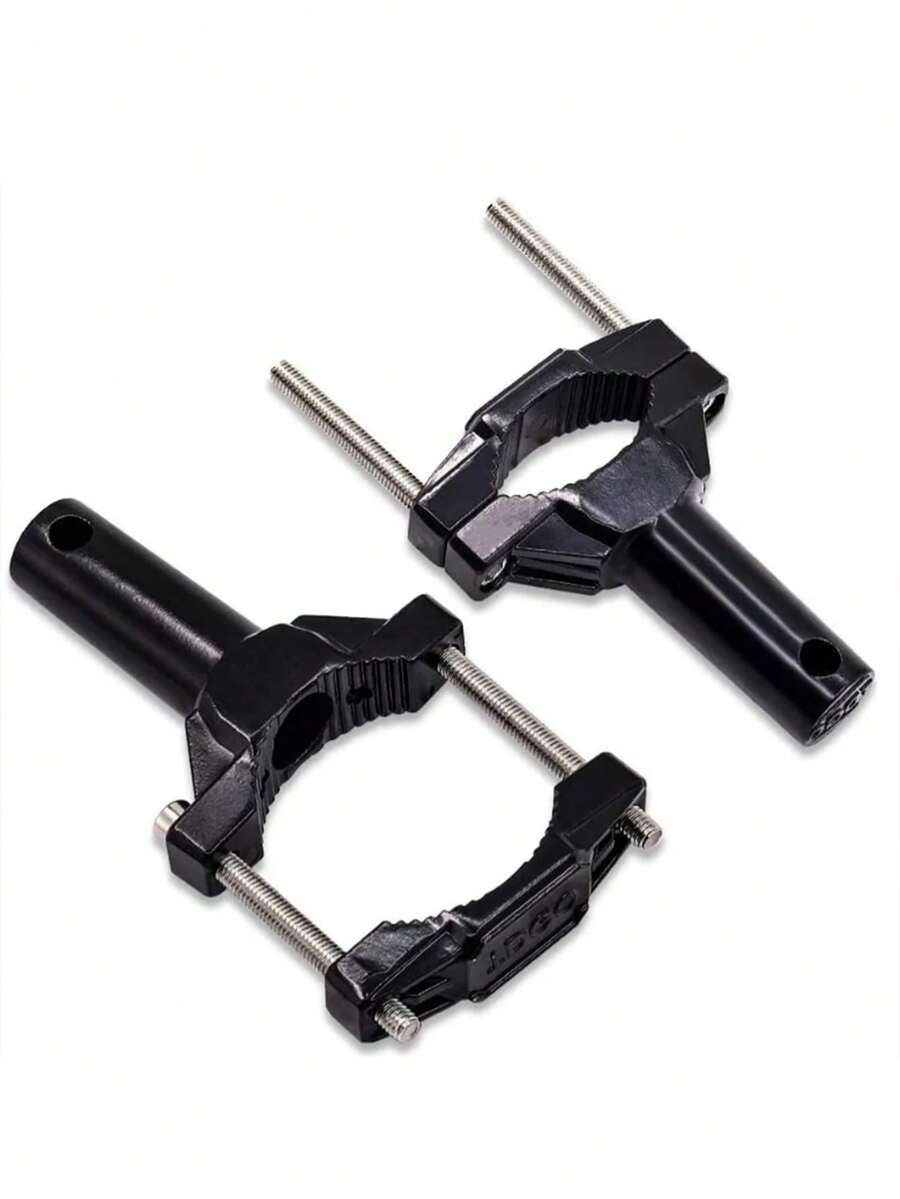 Un par de soportes de montaje para faros de motocicleta. - Negro - Ver 1