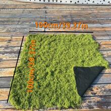 1 pièce Pelouse en mousse soie-like, natte de mousse laineuse artificielle, tapis de gazon faux carré, fausse mousse, gazon artificiel, décoration en mousse verte miniature, pelouse DIY, décoration de jardin extérieur, pour événements, fêtes, mariages