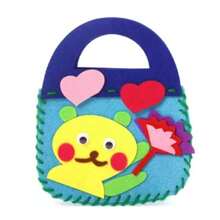 5pcs Children's Knitting Handmade Yarn Painting, Cartoon Animal Diy Making Material Toy Stickers, The Best Birthday Gift For Boys And Girls Random Accessory Color,Christmas Gifts, Holiday Gifts