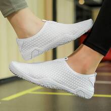 男女通用水鞋，适合游泳、室内健身、跑步、瑜伽、户外沙滩、徒步旅行 - 白色 - 查看 5