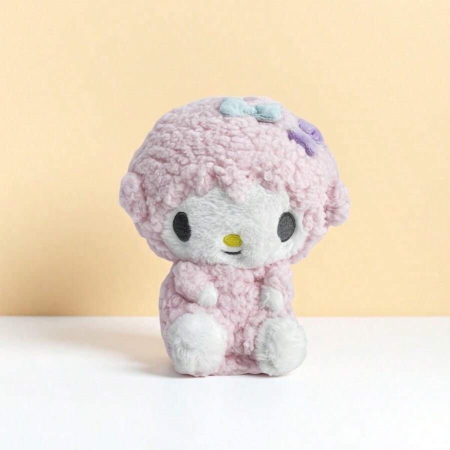 Miniso 1个三丽鸥基础款钢琴毛绒挂件，设计简约可爱，质地柔软蓬松，带挂件，可挂在包包上，适合作为生日或节日礼物送给朋友。 - 粉色 - 查看 1