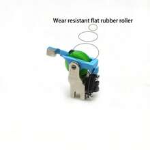 1pc New Flat Plastic Roller Presser Foot / Adjustable S518 Invisible Zipper Roller Presser Foot / Sewing Accessory