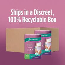 Women's Incontinence & Postpartum Underwear, Small / Medium, Maximum Absorbency (72 Count)