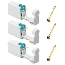 3PCS Disposable Nose Piercing Gun With Nose Studs-Safety Nose Piercing Tool For Self Nose Piercing Kit - Second Generation Nose Piercer_3 Pieces - View 17