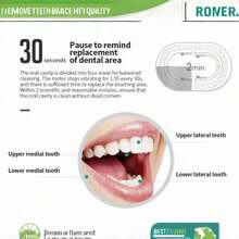 Upgraded Electric Toothbrush USB Rechargeable Toothbrush With 4 Brush Heads 42000 VPM Whitening 6 Cleaning Modes 2 Min Smart Timer 60 Days Endurance