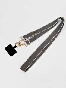 1pc Long Adjustable Phone Lanyard Strap, Durable Neck Cord, Simple & Unisex Design For Men & Women, Fit For Phones, Anti-Lost Function With Clasp